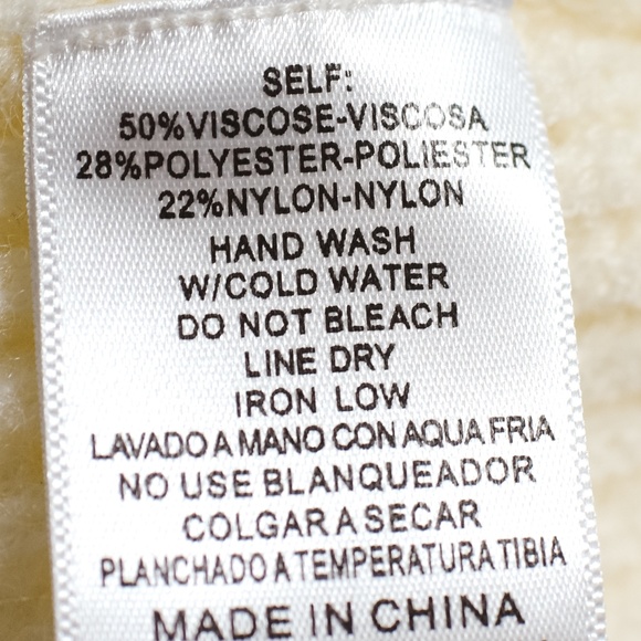 Ruffle Sweater Cream Coquette Boho Soft Women’s Neutral Sweater Small - Picture 9 of 10